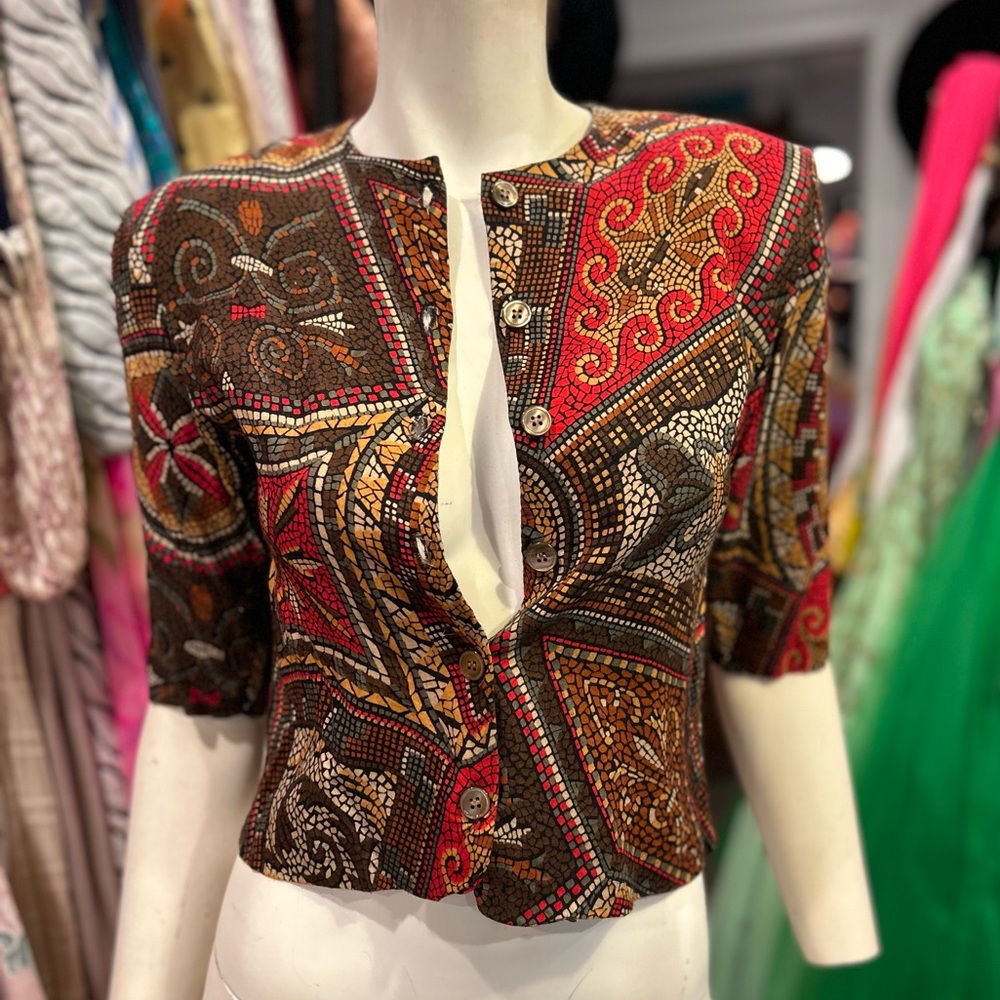 Vintage Mosaic Blouse